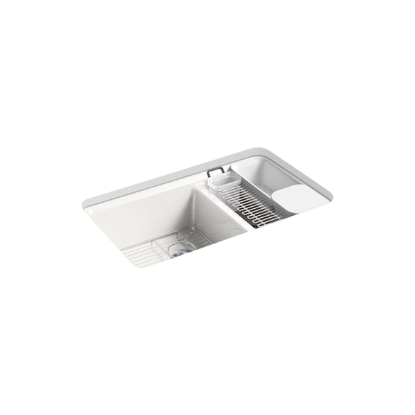 Kohler Riverby Offset Undermount Sink 8669-5UA3-FF - main